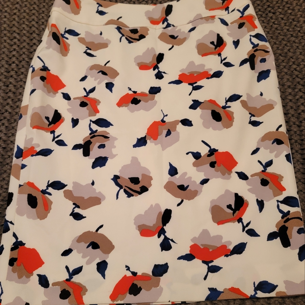NINE WEST SKIRT TANGERINE